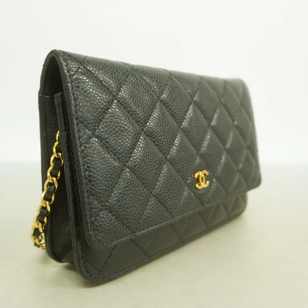 CHANEL Black Caviar Leather Wallet - Picture 2 of 9